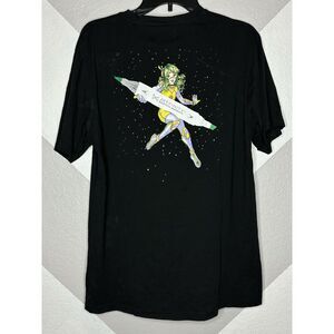 Artfinity Black T-Shirt Large Sketch Marker Graphic